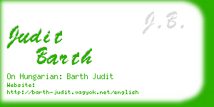 judit barth business card